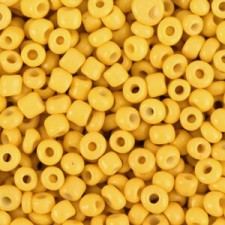 Glas rocailles kralen 8/0 (3mm) Spectra yellow